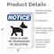 Signmission Dogs In Yard No Trespassing Sign, Vinyl Decal, 5in W x 7in L, 2PK OS-2PACK-NS-D-57-V-11441 - alternate 5